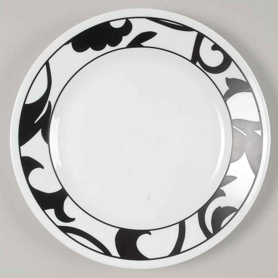 Noir Luncheon Plate by Corning Corelle-1