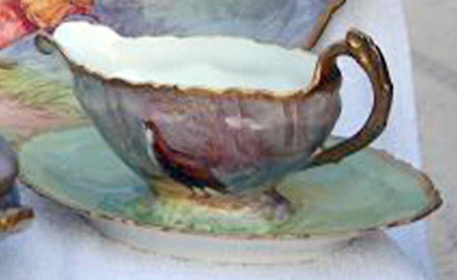 CMT138 Gravy Boat with Attached Underplate by Charles Martin-1
