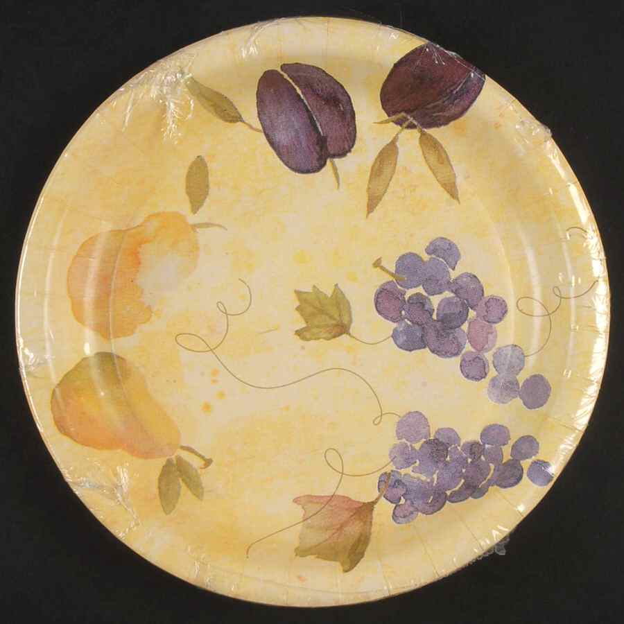 Vineyard Package of 10 - Paper Salad Plate by China (Made in China)-1