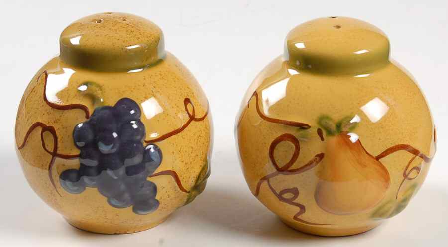 Vineyard Salt & Pepper Set by China (Made in China)-1
