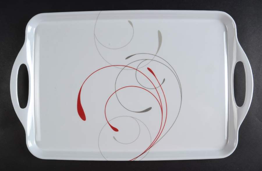 Splendor Handled Melamine Tray by Corning Corelle-1