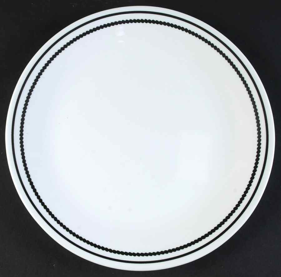 Brilliant Black Beads (Corelle) Dinner Plate by Corning Corelle-1
