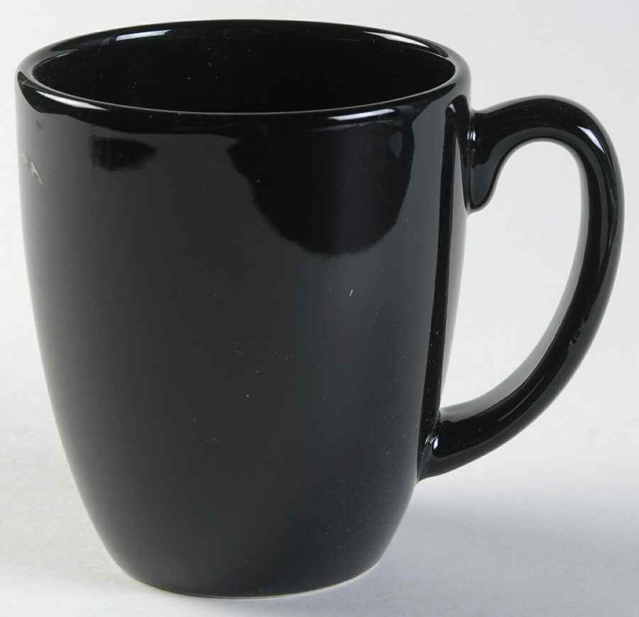 Brilliant Black Dots (Corelle) Mug by Corning Corelle-1
