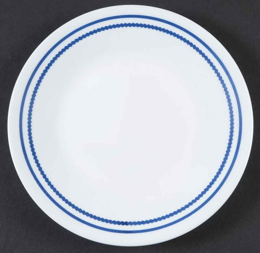 Breathtaking Blue Beads (Corelle) Bread & Butter Plate by Corning Corelle-1