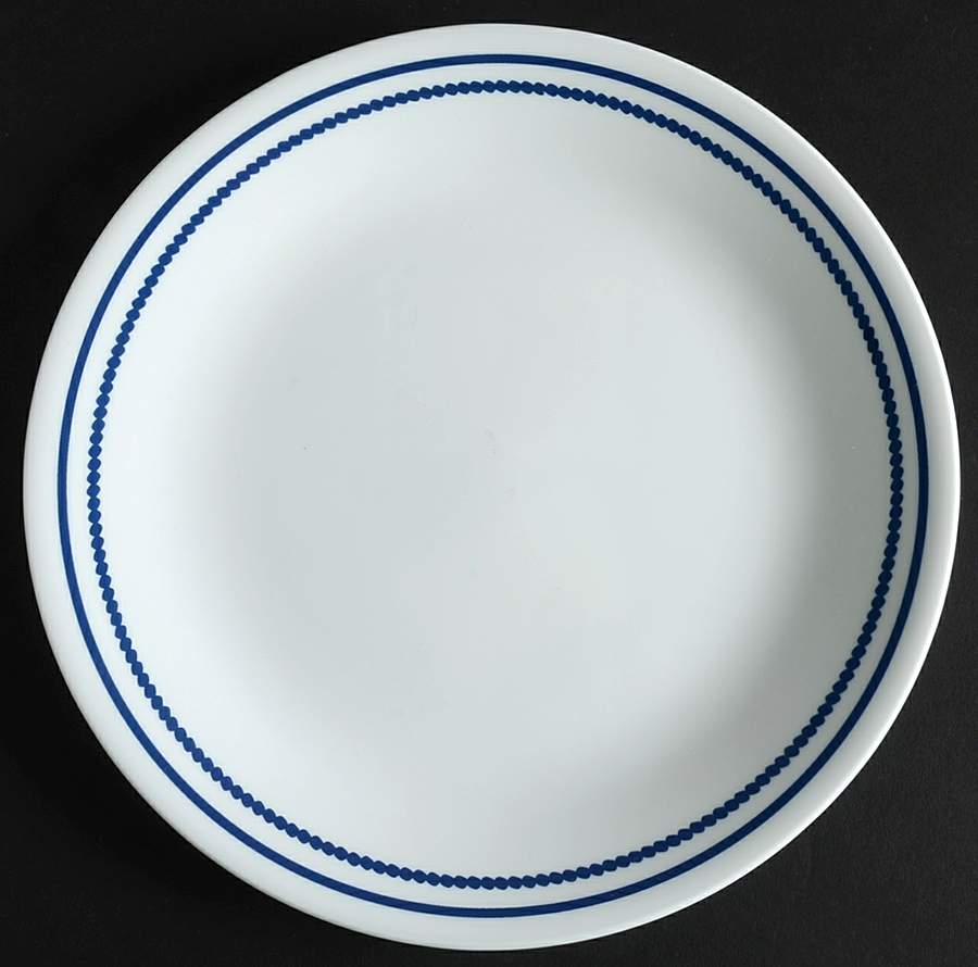 Breathtaking Blue Beads (Corelle) Luncheon/Salad Plate by Corning Corelle-1