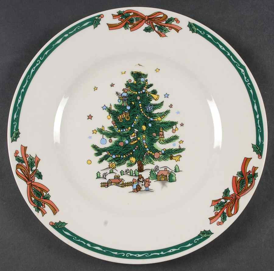 CVK1 Dinner Plate by Christmas Village-1