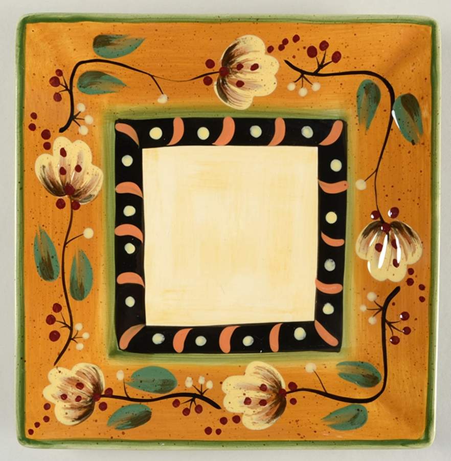 Brigette Square Dinner Plate by Corsica Home-1