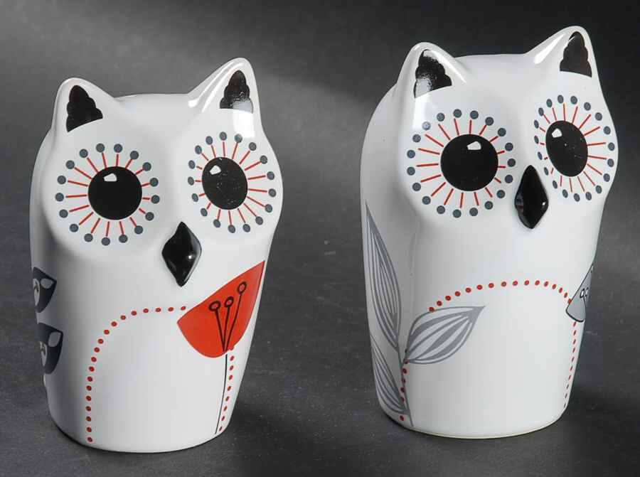 Owl Salt & Pepper Set by The Cellar (China)-1