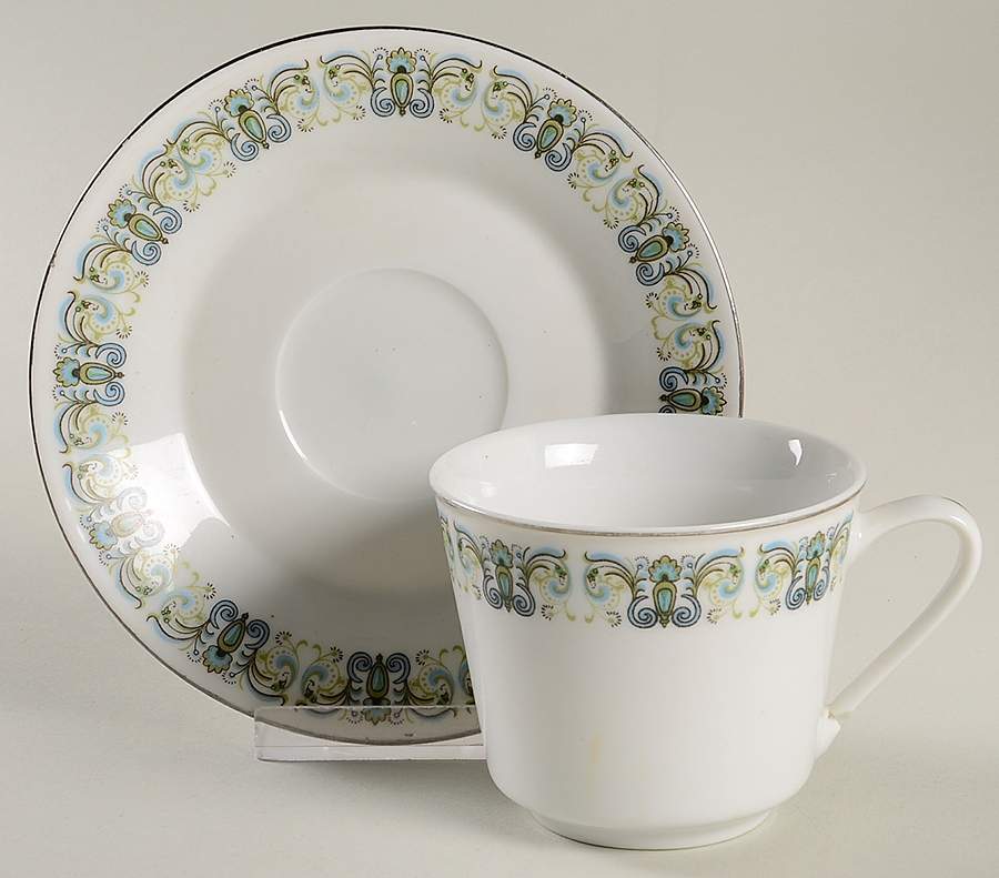 CX590 Flat Cup & Saucer Set by China (Made in China)-1