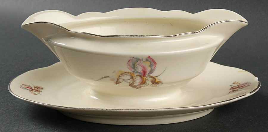 09695 Gravy Boat with Attached Underplate by Carl Tielsch-1