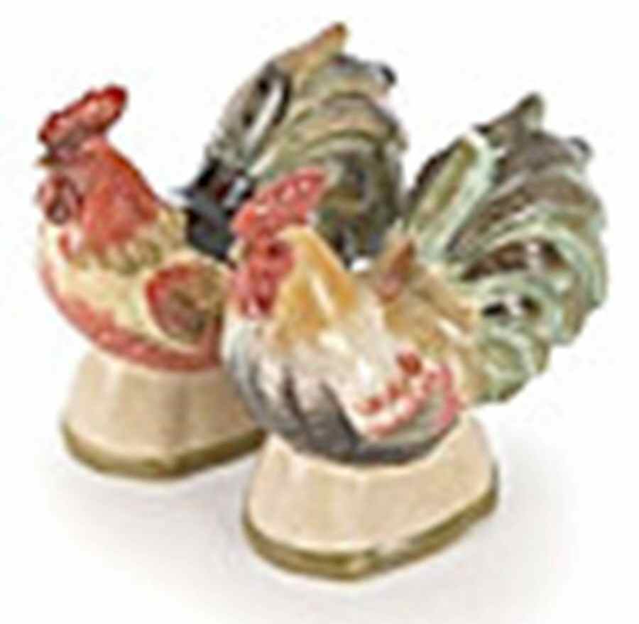 French Rooster Figural Salt & Pepper Set by Certified International-1