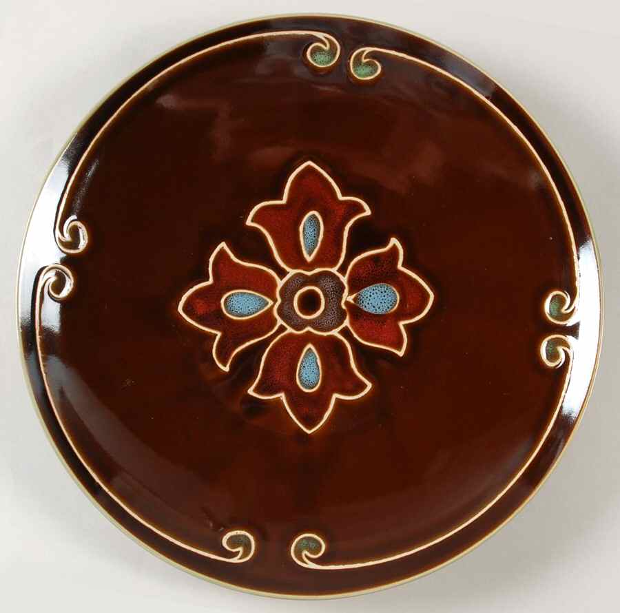 Laurel Reactive Dinner Plate by The Cellar (China)-1