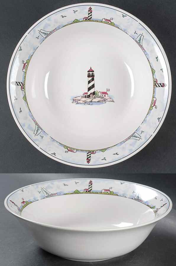 CX592 9" Round Vegetable Bowl by China (Made in China)-1