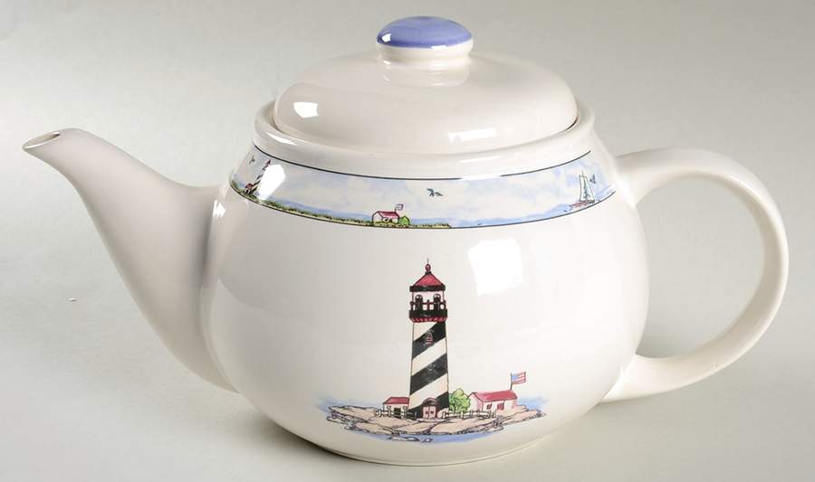 CX592 Teapot & Lid by China (Made in China)-1