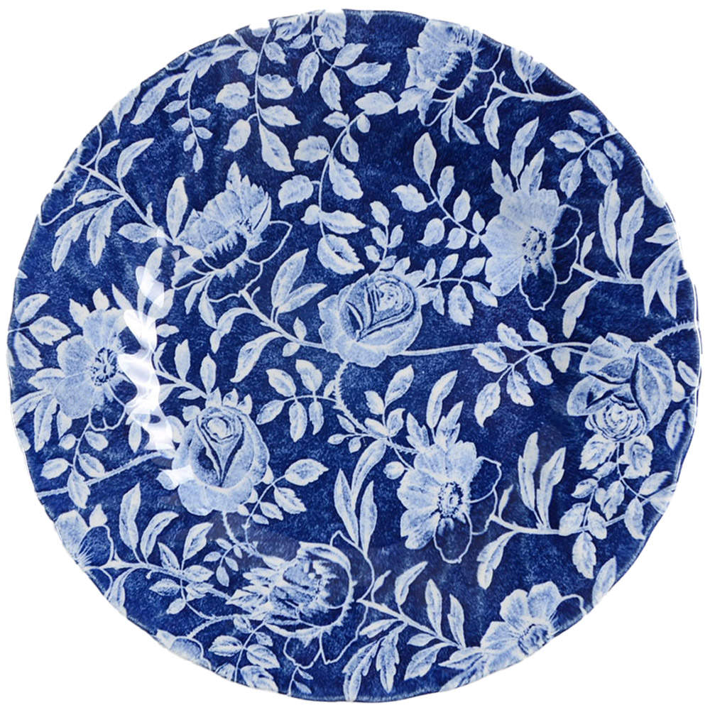 Blue Peony (Scalloped) Salad Plate by Churchill-1