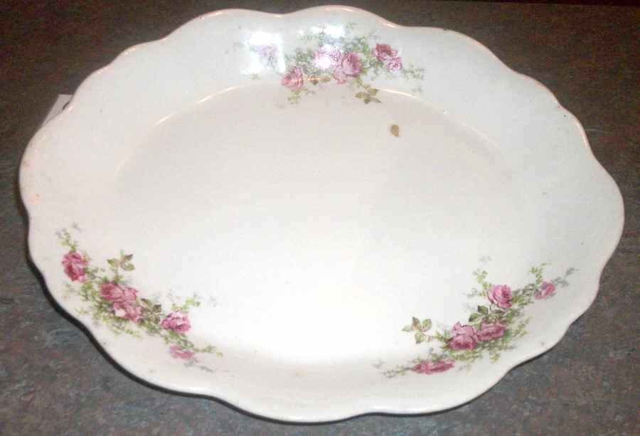 CPA17 12" Oval Serving Platter by Colonial Pottery (USA)-1