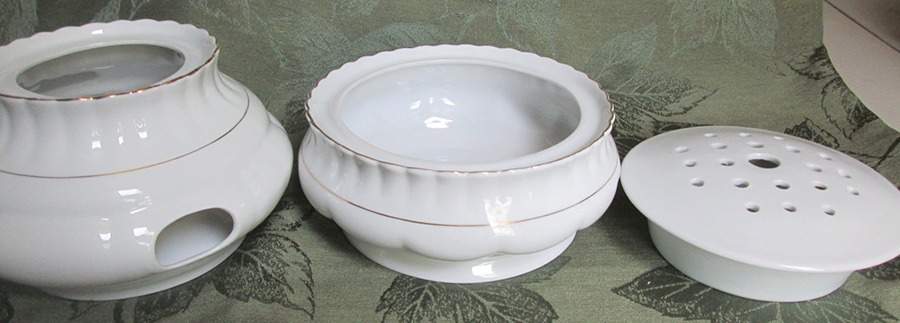 CHZ49 Potpourri Jar with Lid, Stand & Insert by Chodziez-Poland-1