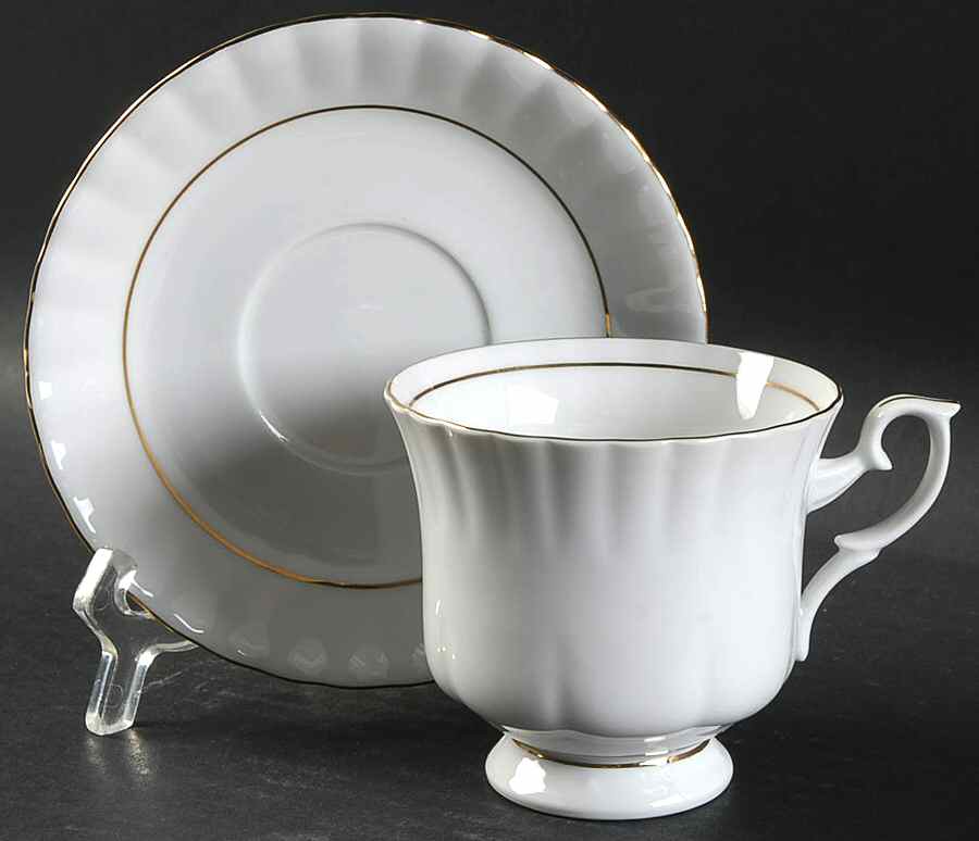 CHZ49 Footed Cup & Saucer Set by Chodziez-Poland-1