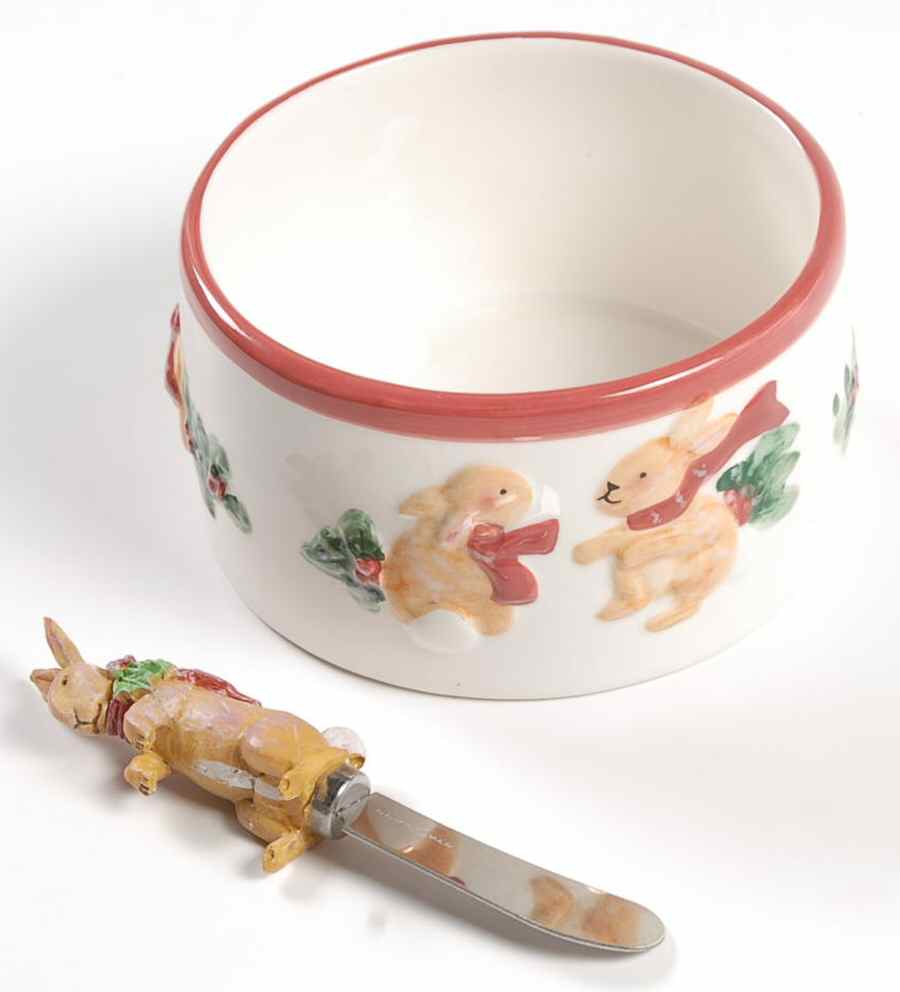 Snow Friends Ramekin & Spreader Dip Set by Cumberland Design-1