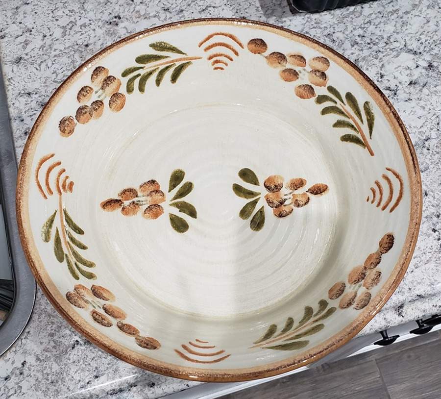 C3A2 14" Chop Plate (Round Platter) by Ceramiche Arianna-1