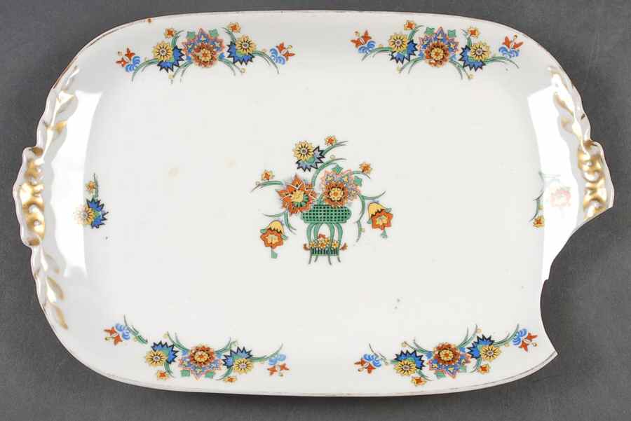 CZE245 12" Oval Serving Platter by Czechia-Czechoslovakia-1
