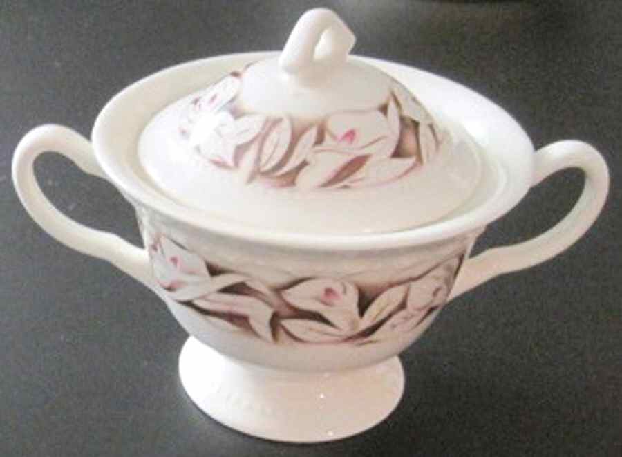 CRO366 Sugar Bowl & Lid by Crooksville-1