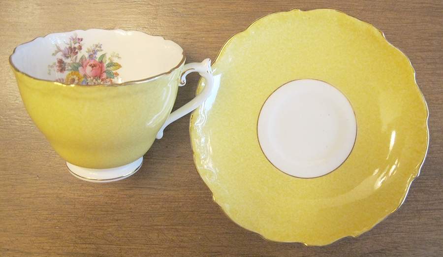9507 Footed Cup & Saucer Set by Coalport-1
