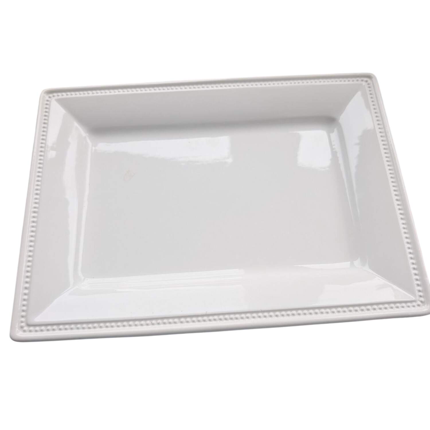 Chelsea 12" Rectangular Serving Platter by Crate & Barrel-1