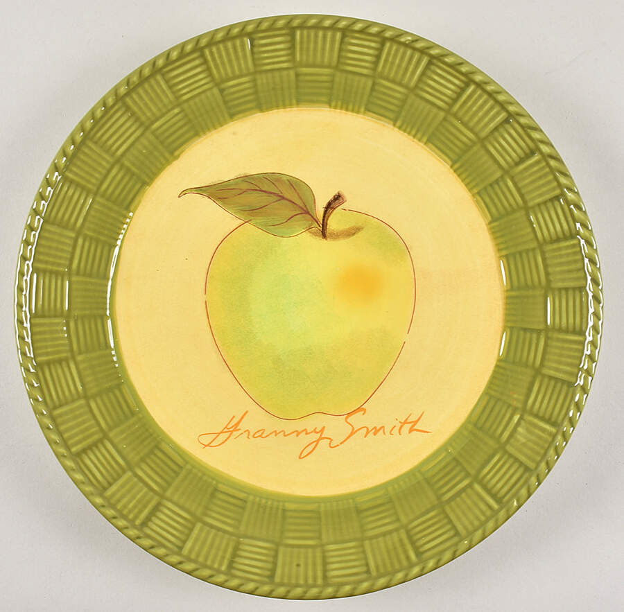 Apple Blossom Honey Dinner Plate by Cracker Barrel-1