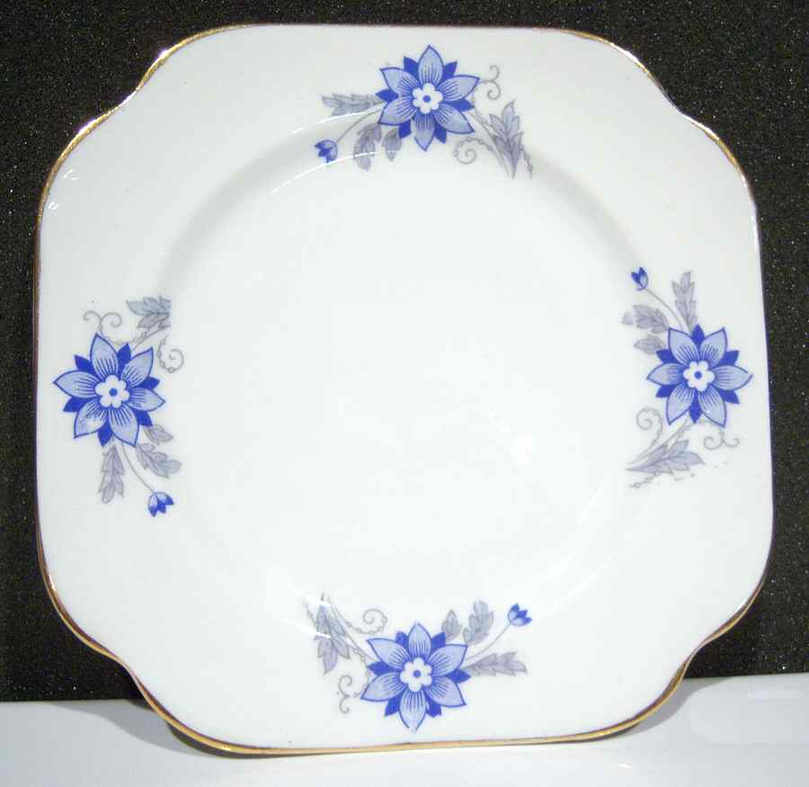 CLC103 Square Salad Plate by Colclough-1