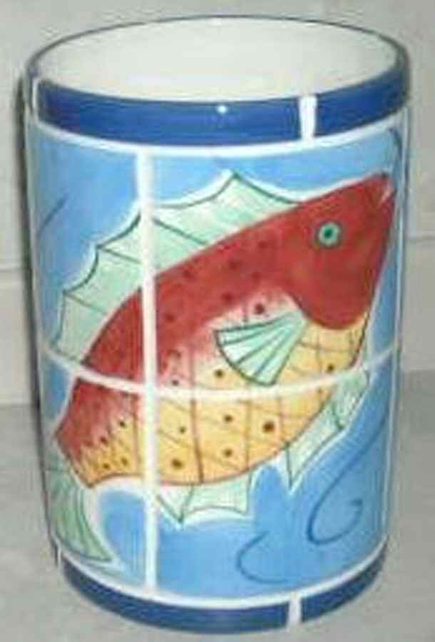 Adriatic Medium Canister No Lid by Clay Art-1