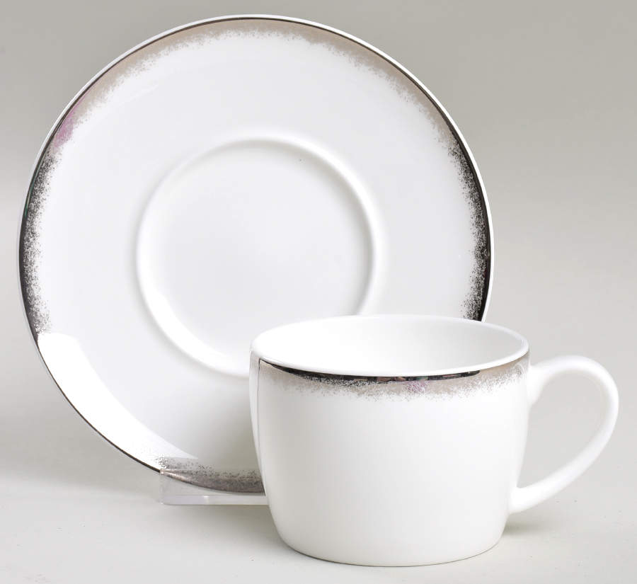 Harper Flat Cup & Saucer Set by Crate & Barrel-1