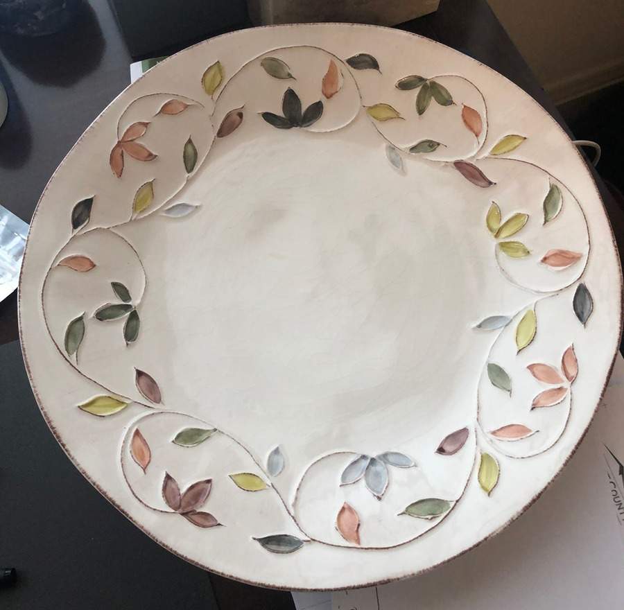 Daphne 11" Chop Plate (Round Platter) by Crate & Barrel-1