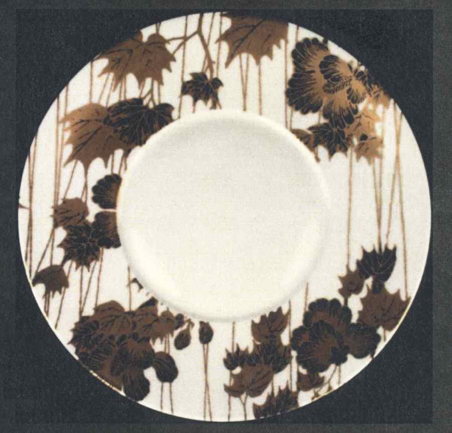Feuilles d'Hiver Dinner Plate by Jean Louis Coquet-1