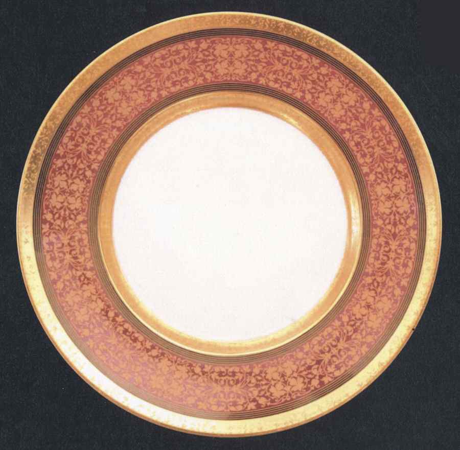 Tsarine Gold Dinner Plate by Jean Louis Coquet-1