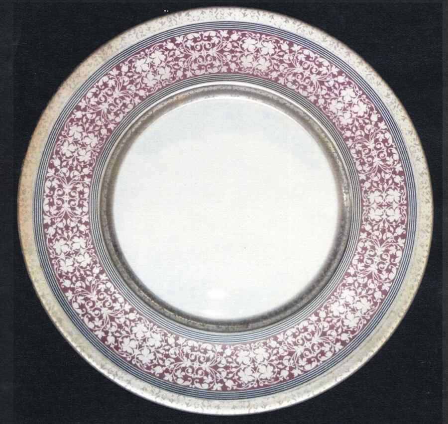 Tsarine Platinum Dinner Plate by Jean Louis Coquet-1