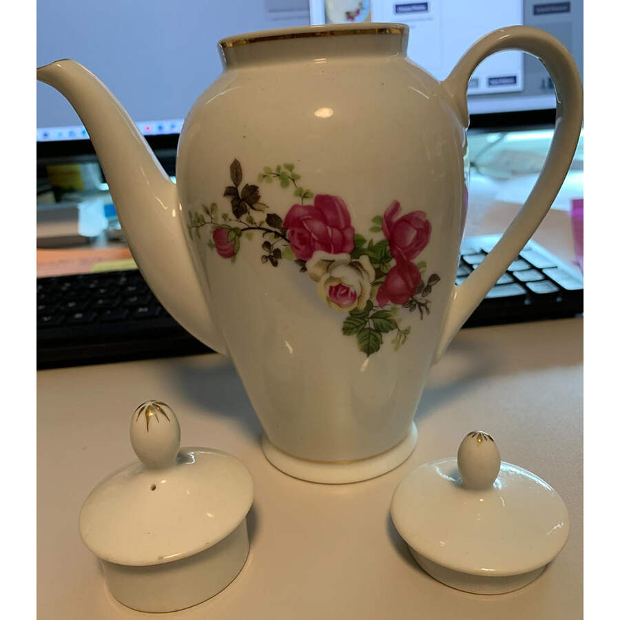 CX602 Teapot & Lid by China (Made in China)-1