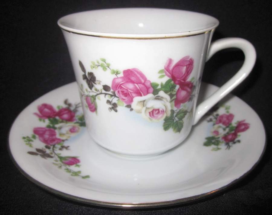 CX602 Flat Cup & Saucer Set by China (Made in China)-1