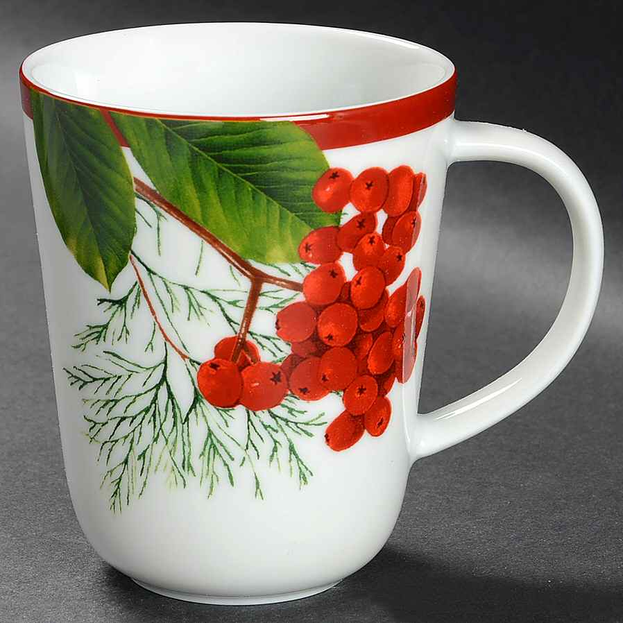 Holly Berry Square Mug by Charter Club-1