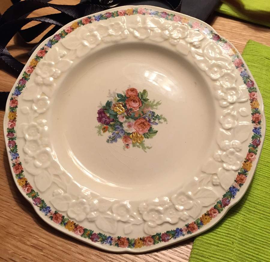 1790 Salad Plate by Crown Ducal-1
