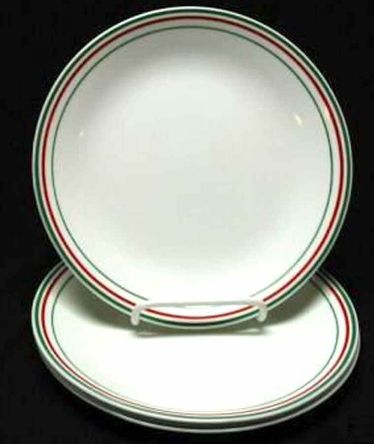 Holiday Bands Dinner Plate by Corning Corelle-1