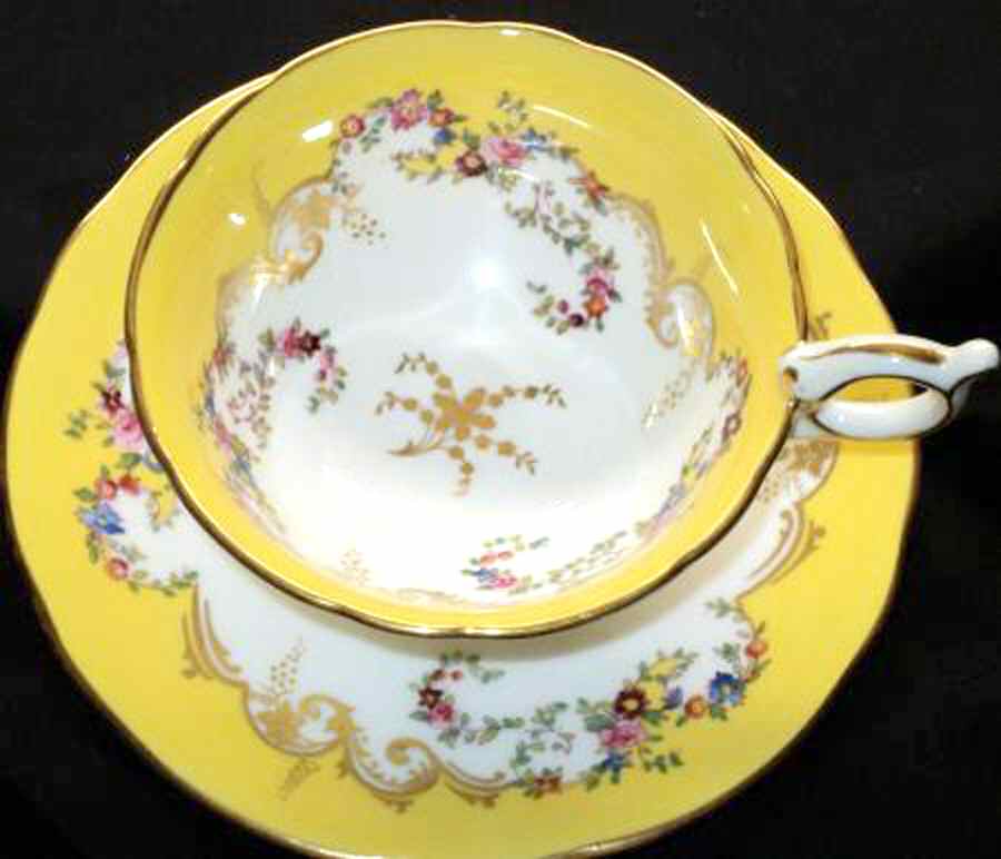 7777 Footed Cup & Saucer Set by Coalport-1