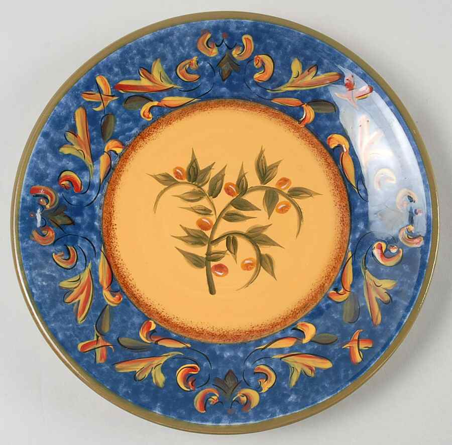 Mediterranean Leaf Salad Plate by Casa Cristina-1