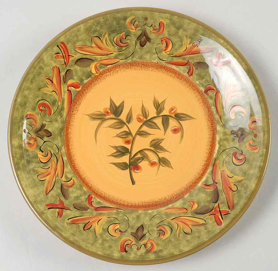 Mediterranean Leaf Salad Plate by Casa Cristina-1