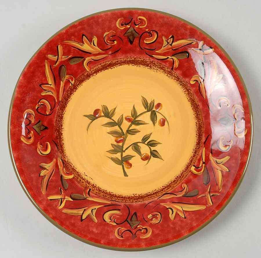 Mediterranean Leaf Salad Plate by Casa Cristina-1