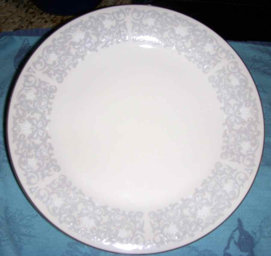 Winter Scroll Dinner Plate by Crest Wood-1