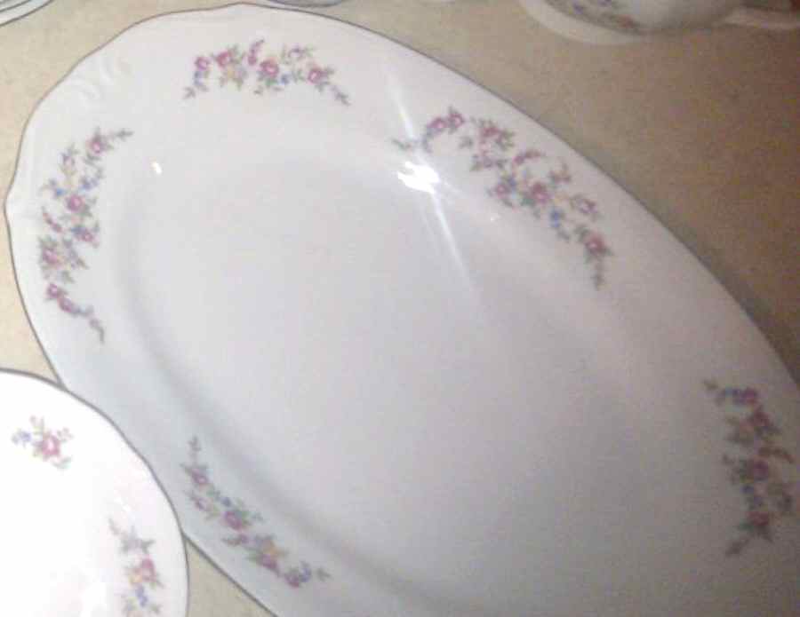 CHZ52 14" Oval Serving Platter by Chodziez-Poland-1
