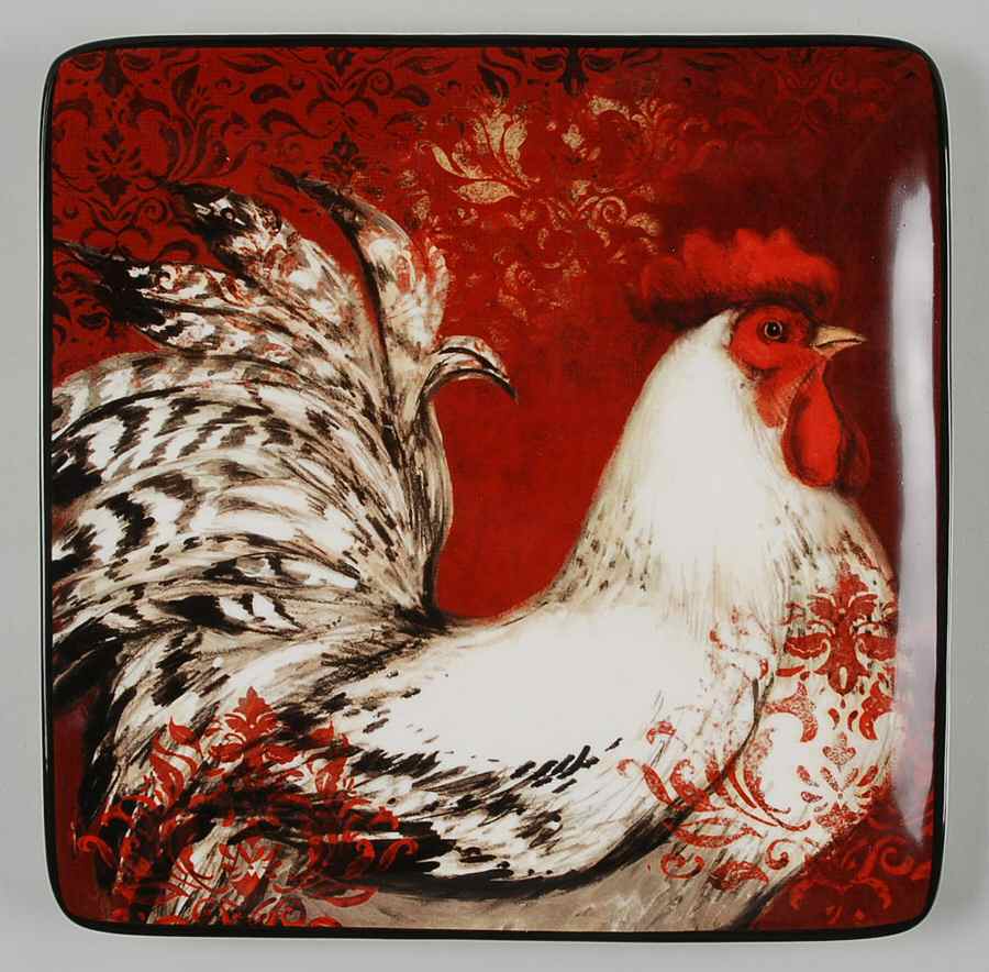 Avignon Morning Square Salad/Dessert Plate by Certified International-1