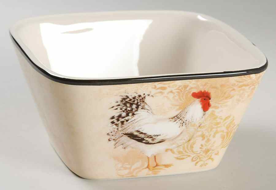 Avignon Morning Individual Square Ice Cream Dish by Certified International-1