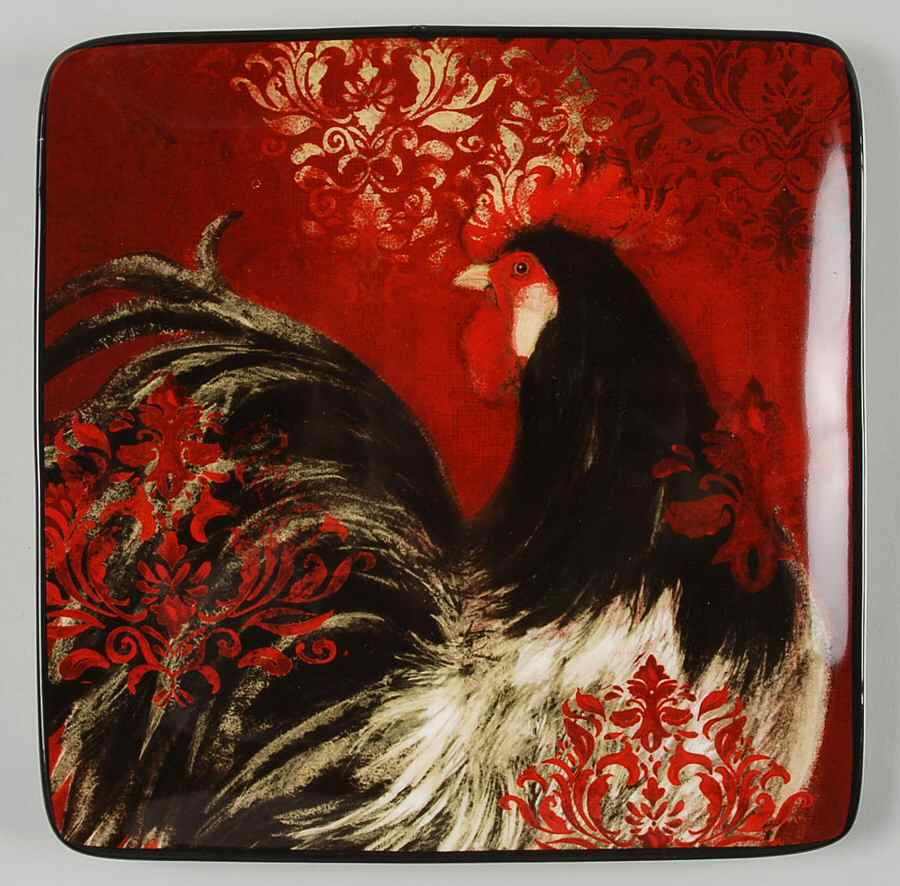 Avignon Morning Square Salad/Dessert Plate by Certified International-1